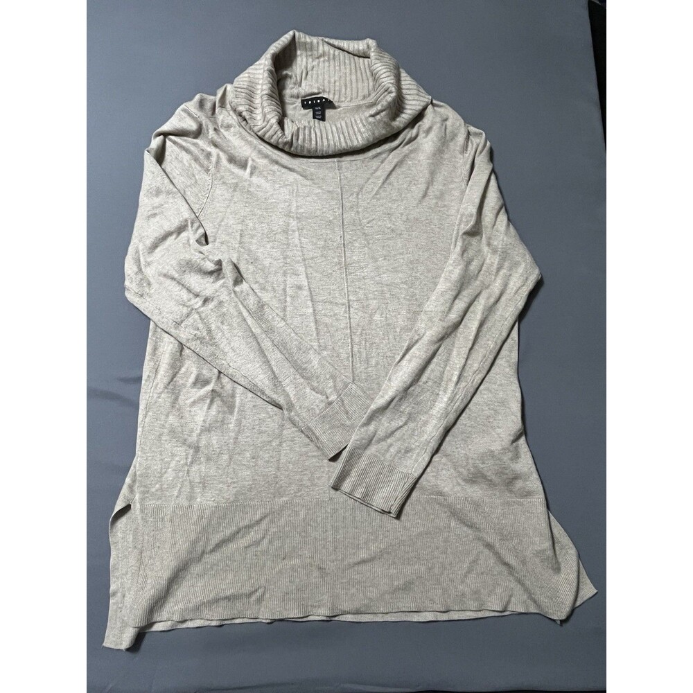 TRIBAL Tan Soft Knit Turtleneck Sweater Women's Size TG/XL